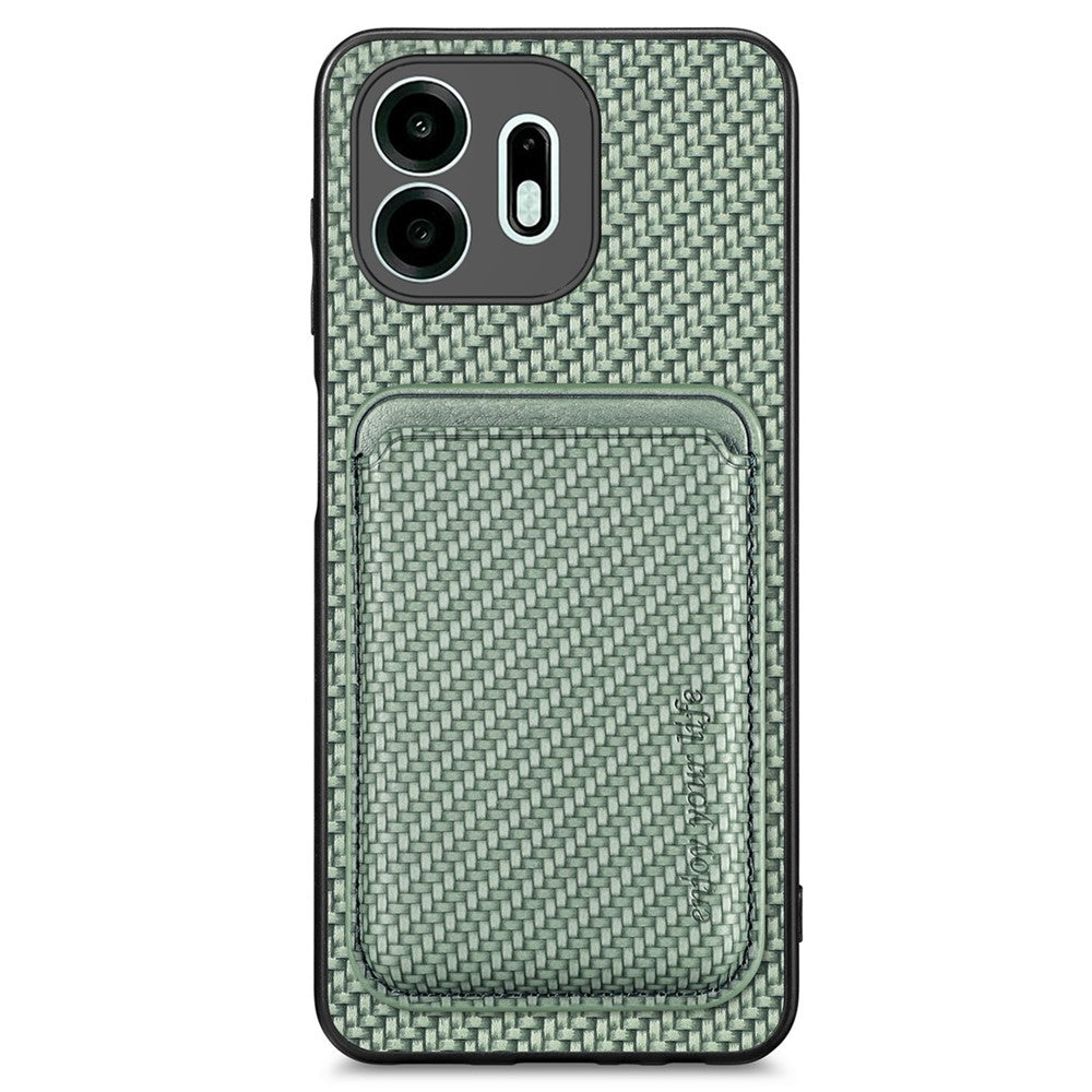 For OnePlus N6 4G Magnetic Case Detachable Card Holder Phone Back Cover