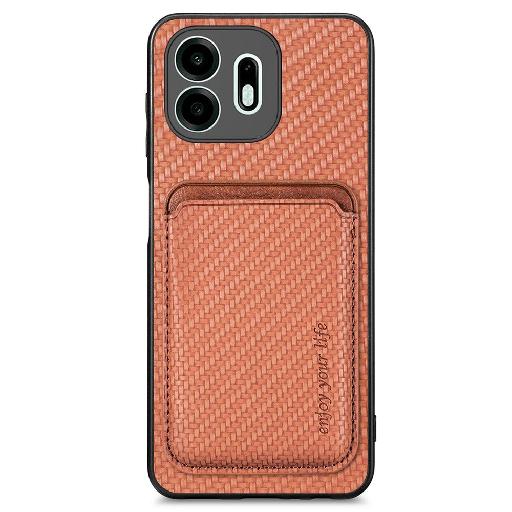 For OnePlus N6 4G Magnetic Case Detachable Card Holder Phone Back Cover