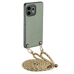 For OnePlus N6 4G Case Carbon Fiber Texture Hybrid Phone Back Cover with Adjustable Strap