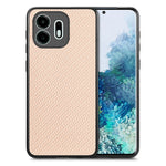 Til OnePlus N6 4G Cover, kulfibertekstur PU-læder + PC + TPU Telefoncover