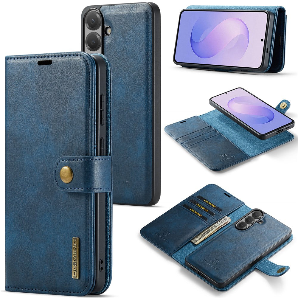 DG.MING for Samsung Galaxy A14 4G / A14 5G Leather Wallet Case Detachable 2 in 1 Split Leather Phone Cover