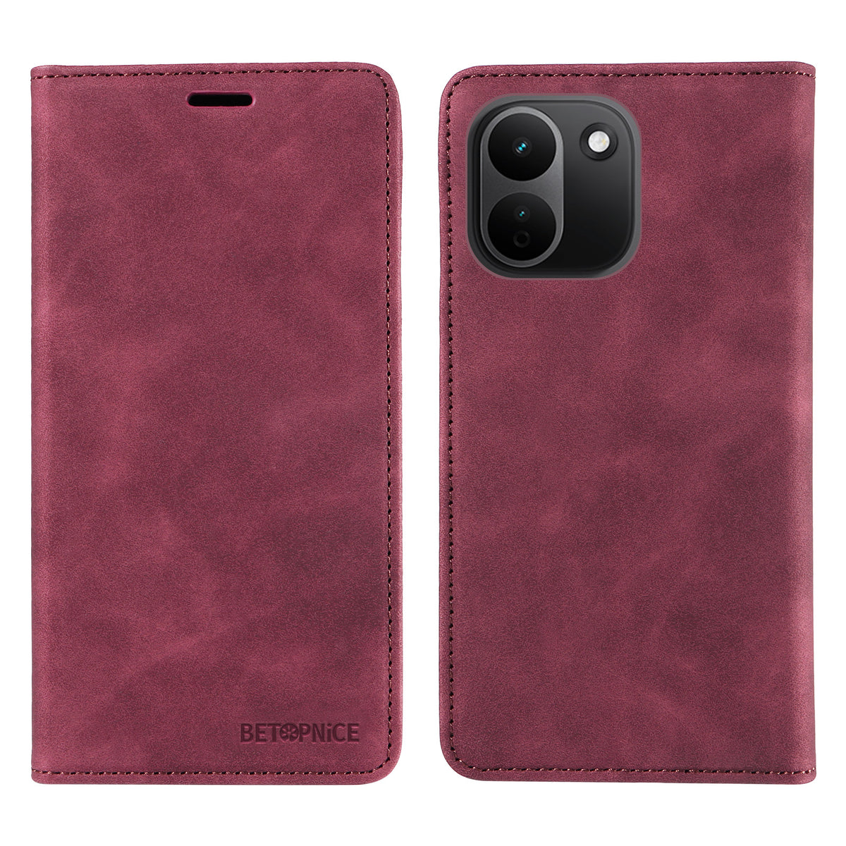 BETOPNICE for Xiaomi Redmi Note 17 Pro+ 5G Case  Magnetic Closure RFID Blocking Wallet Stand Leather Phone Cover