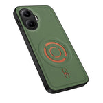 WANLONFENG for Xiaomi Redmi Turbo 4 Pro 5G KJB Series Magnetic Case Tech Fabric Texture PC+TPU Shockproof Phone Cover