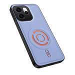WANLONFENG for Oppo Reno15 F 5G KJB Series Magnetic Case Tech Fabric Texture PC+TPU Shockproof Phone Cover