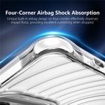 For Samsung Galaxy S25 / S24 Magnetic Case Airbag Corner Shockproof Ripple TPU Phone Cover