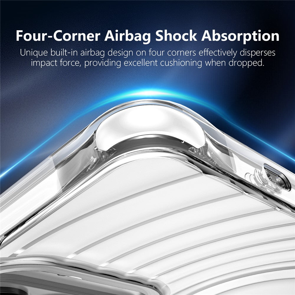 For Samsung Galaxy S25 / S24 Magnetic Case Airbag Corner Shockproof Ripple TPU Phone Cover