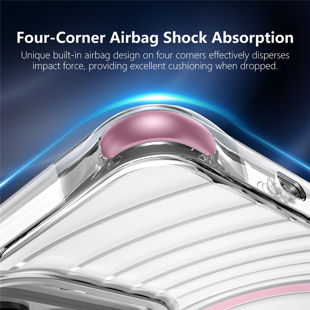 Magnetiskt skal för Samsung Galaxy S26+ / S25+ / S24+ Airbag Corner Stötsäkert Ripple TPU-mobilskal