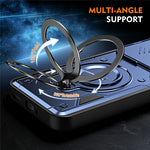 For Xiaomi 17T Case with Slide Lens Cover Rotatable Kickstand Shockproof TPU + PC Phone Shell