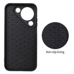 Huawei Pura 90-skal, kolfiberstruktur, läderbelagt TPU PC-mobilskal med metallring för magnetiskt bilfäste