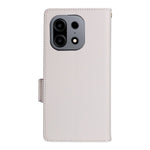 For OnePlus Turbo 6X Pro 5G Case Litchi Texture Wallet Leather Phone Cover with Wrist Strap