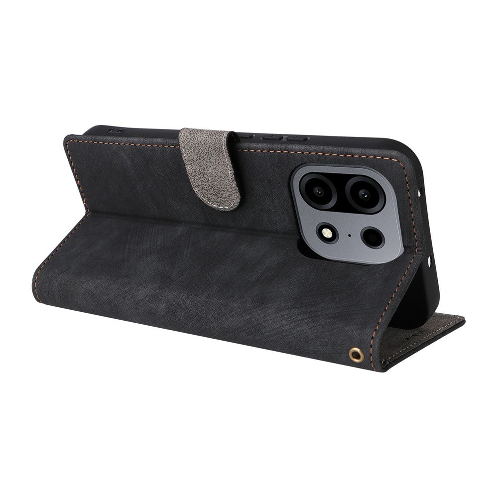 For OnePlus Turbo 6X Pro 5G Wallet Case RFID Blocking PU Leather Phone Cover Stand with Strap