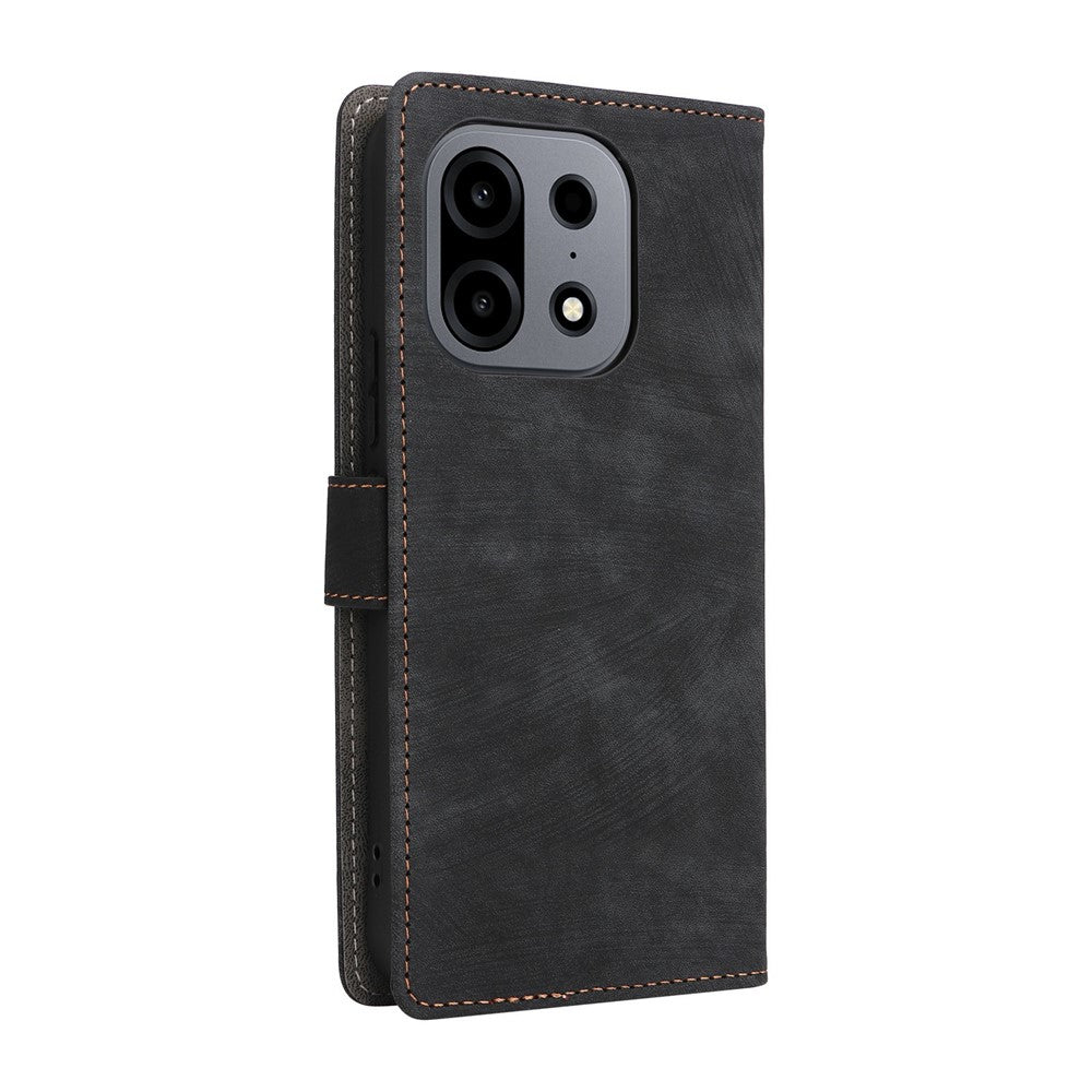 For OnePlus Turbo 6X Pro 5G Wallet Case RFID Blocking PU Leather Phone Cover Stand with Strap