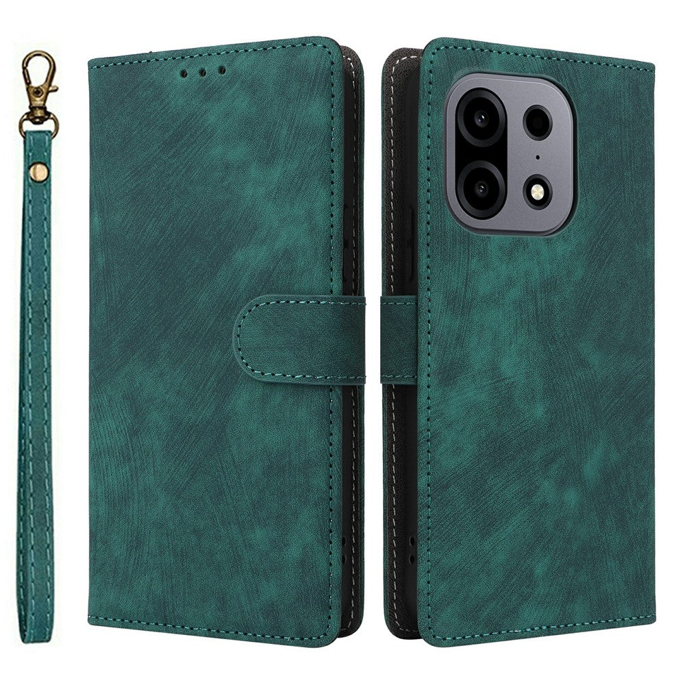 For OnePlus Turbo 6X Pro 5G Wallet Case RFID Blocking PU Leather Phone Cover Stand with Strap