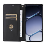 For OnePlus Turbo 6X Pro 5G Case Wallet Rhombus Imprinted PU Leather Phone Cover