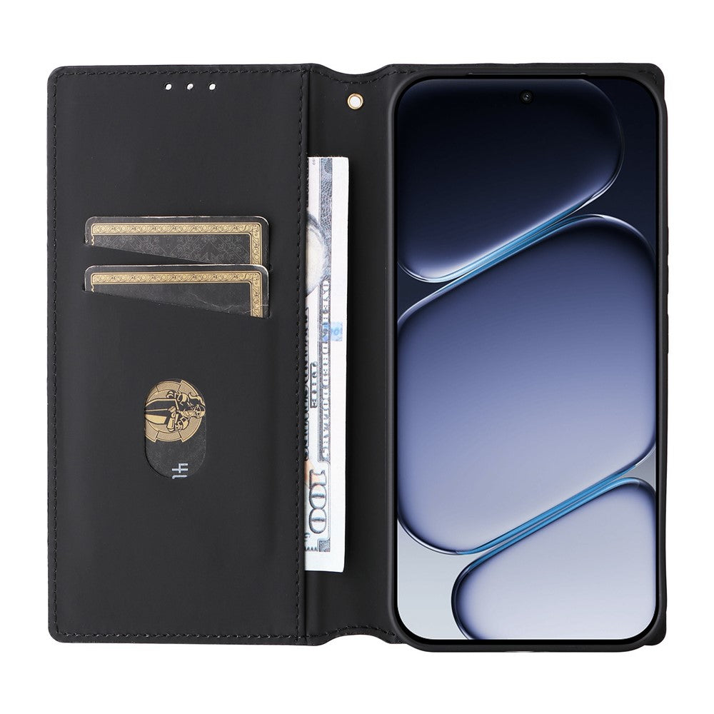 For OnePlus Turbo 6X Pro 5G Case Wallet Rhombus Imprinted PU Leather Phone Cover