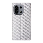For OnePlus Turbo 6X Pro 5G Case Wallet Rhombus Imprinted PU Leather Phone Cover