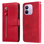 For Xiaomi Redmi Note 17 Pro 5G PU Leather Cases with Zipper Pocket Wallet Phone Cover Stand