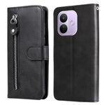 For Xiaomi Redmi Note 17 Pro 5G PU Leather Cases with Zipper Pocket Wallet Phone Cover Stand