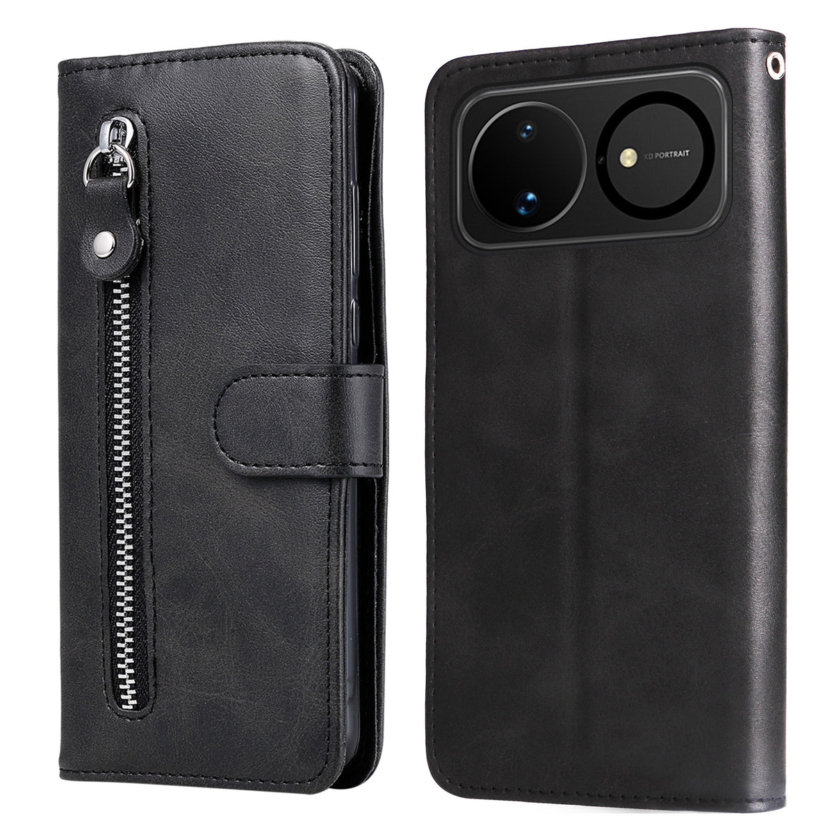 For Huawei nova 16 5G PU Leather Cases with Zipper Pocket Wallet Phone Cover Stand