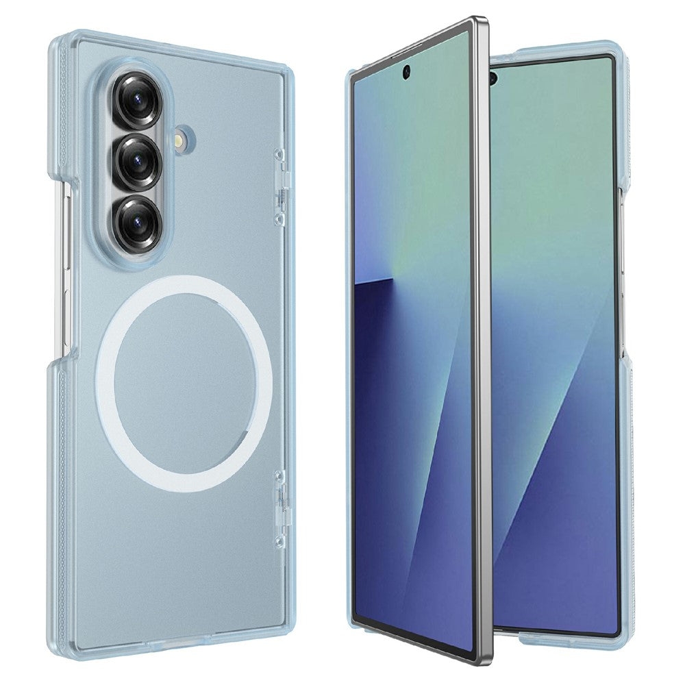 For Samsung Galaxy Z Fold7 5G Magnetic Case Hard PC Dual-Hinge Protection Foldable Phone Cover