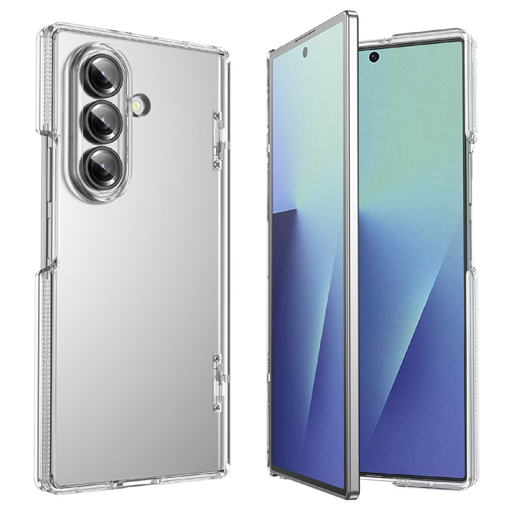 For Samsung Galaxy Z Fold7 5G Case Dual-Hinge Scratch Resistant Hard PC Phone Back Cover