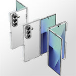 For Samsung Galaxy Z Fold7 5G Case Dual-Hinge Scratch Resistant Hard PC Phone Back Cover