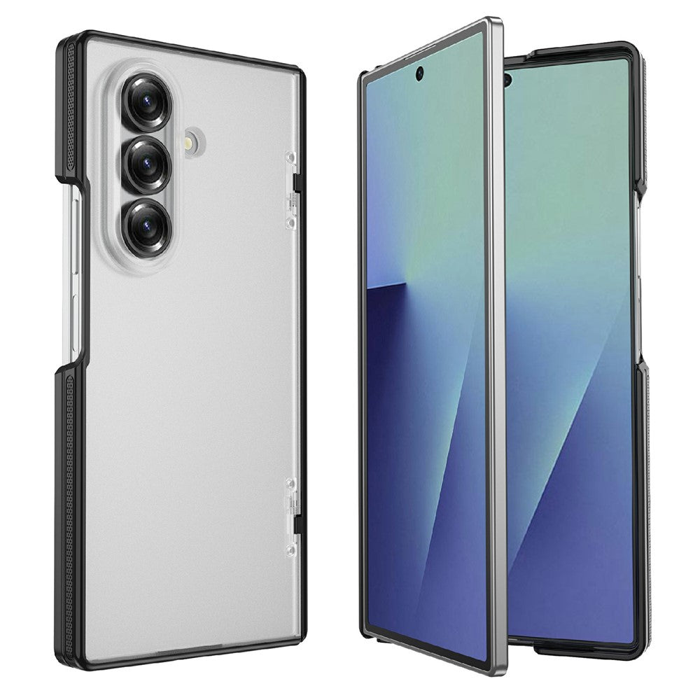 For Samsung Galaxy Z Fold7 5G Case Dual-Hinge Scratch Resistant Hard PC Phone Back Cover