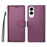 BETOPNICE for Samsung Galaxy S25 Edge 006 Case RFID Blocking Wallet Stand Leather Phone Cover with Wrist Strap