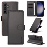BETOPNICE for Samsung Galaxy S23 FE 006 Case RFID Blocking Wallet Stand Leather Phone Cover with Wrist Strap