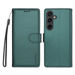 BETOPNICE for Samsung Galaxy S23 FE 006 Case RFID Blocking Wallet Stand Leather Phone Cover with Wrist Strap