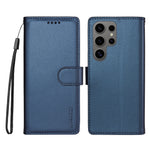 BETOPNICE for Samsung Galaxy S24 Ultra 006 Case RFID Blocking Wallet Stand Leather Phone Cover with Wrist Strap