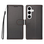 BETOPNICE til Samsung Galaxy S24+ / Galaxy S25+ 006 Cover RFID Blokerende Pung Stand Læder Telefoncover med Håndrem