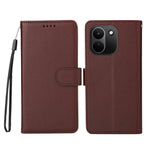 For Xiaomi Redmi Note 17 Pro+ 5G Case RFID Blocking 3 Card Slots PU Leather Phone Cover with Wrist Strap