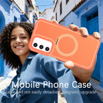 For Samsung Galaxy A36 5G  /  A56 5G  /  A37 5G Magnetic Case Rotating Kickstand PC + TPU Anti-Drop Phone Cover