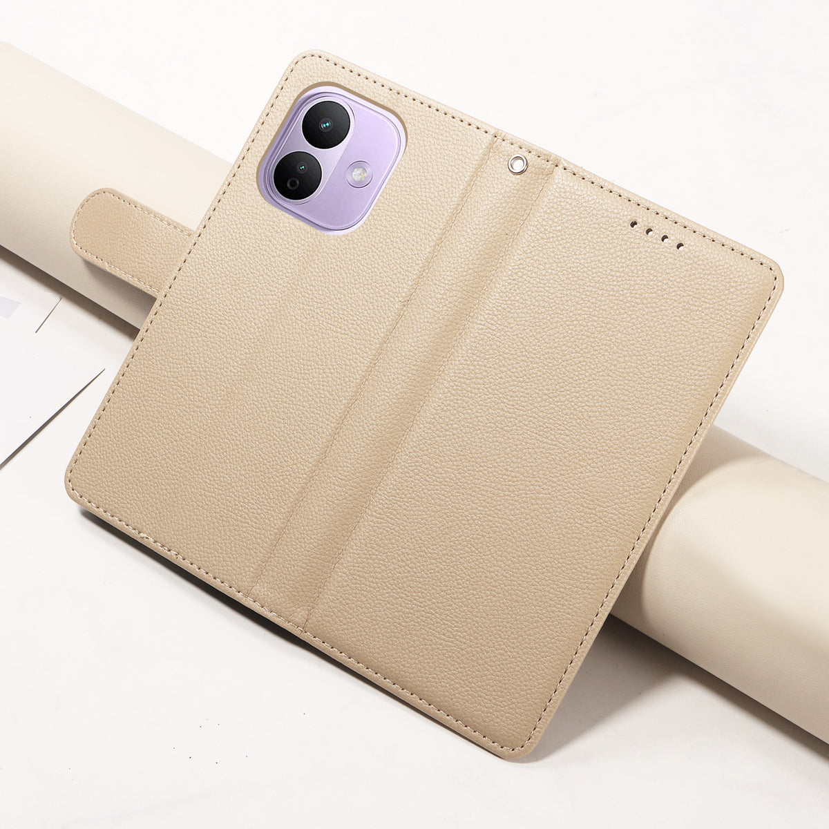 For Xiaomi Redmi Note 17 Pro 5G Case RFID Blocking 3 Card Slots PU Leather Phone Cover with Wrist Strap