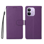 For Xiaomi Redmi Note 17 Pro 5G Case RFID Blocking 3 Card Slots PU Leather Phone Cover with Wrist Strap