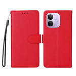 For Xiaomi Redmi Note 17 Pro 5G Case RFID Blocking 3 Card Slots PU Leather Phone Cover with Wrist Strap