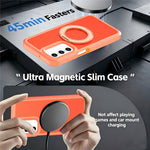 For Samsung Galaxy A27 5G Magnetic Case Rotating Kickstand PC + TPU Anti-Drop Phone Cover