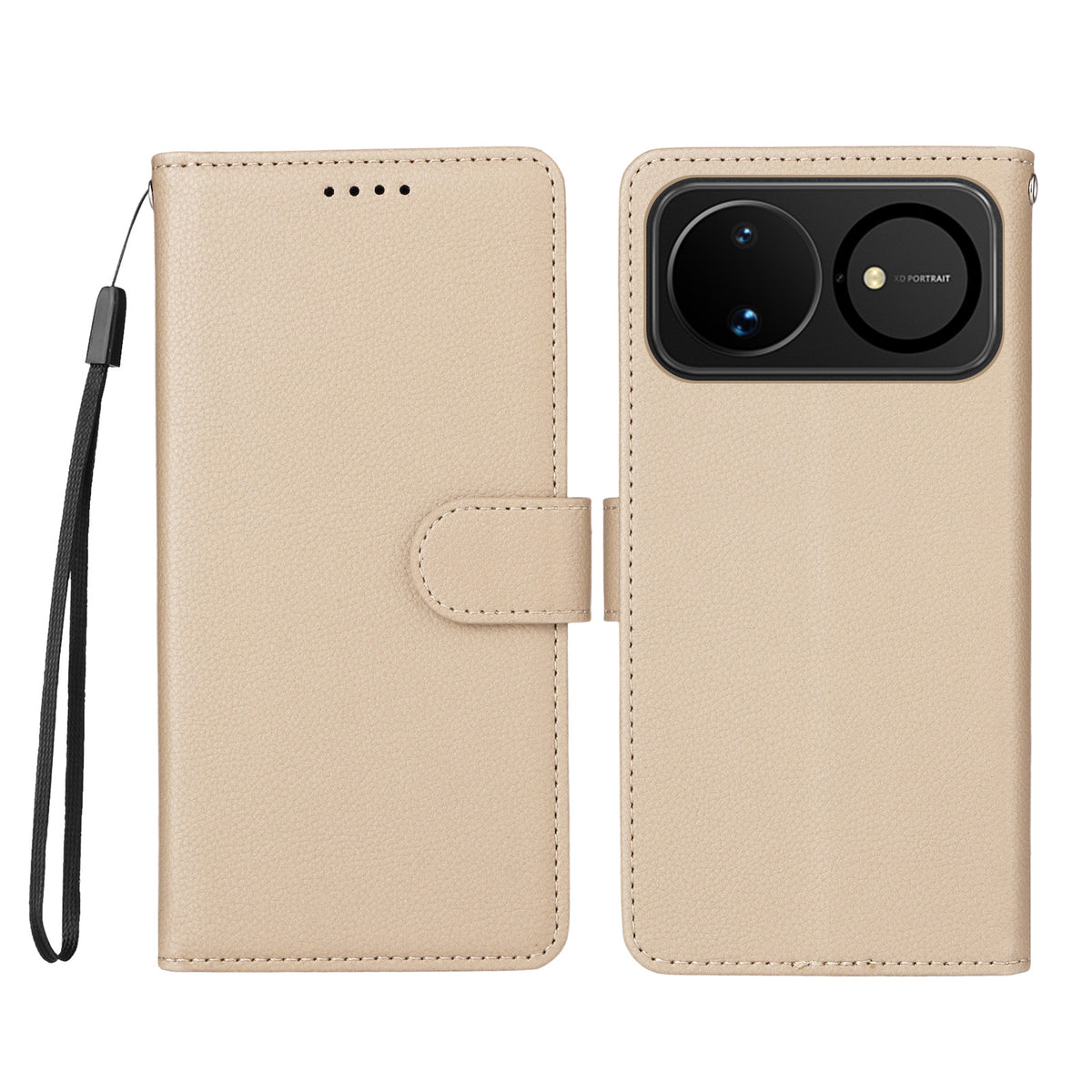 For Huawei nova 16 5G Case RFID Blocking 3 Card Slots PU Leather Phone Cover with Wrist Strap
