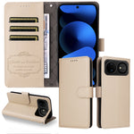 For Huawei nova 16 5G Case RFID Blocking 3 Card Slots PU Leather Phone Cover with Wrist Strap