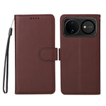 For Huawei nova 16 5G Case RFID Blocking 3 Card Slots PU Leather Phone Cover with Wrist Strap