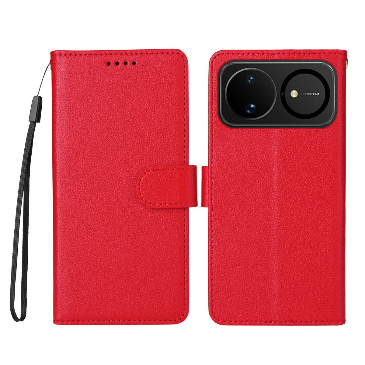 For Huawei nova 16 5G Case RFID Blocking 3 Card Slots PU Leather Phone Cover with Wrist Strap