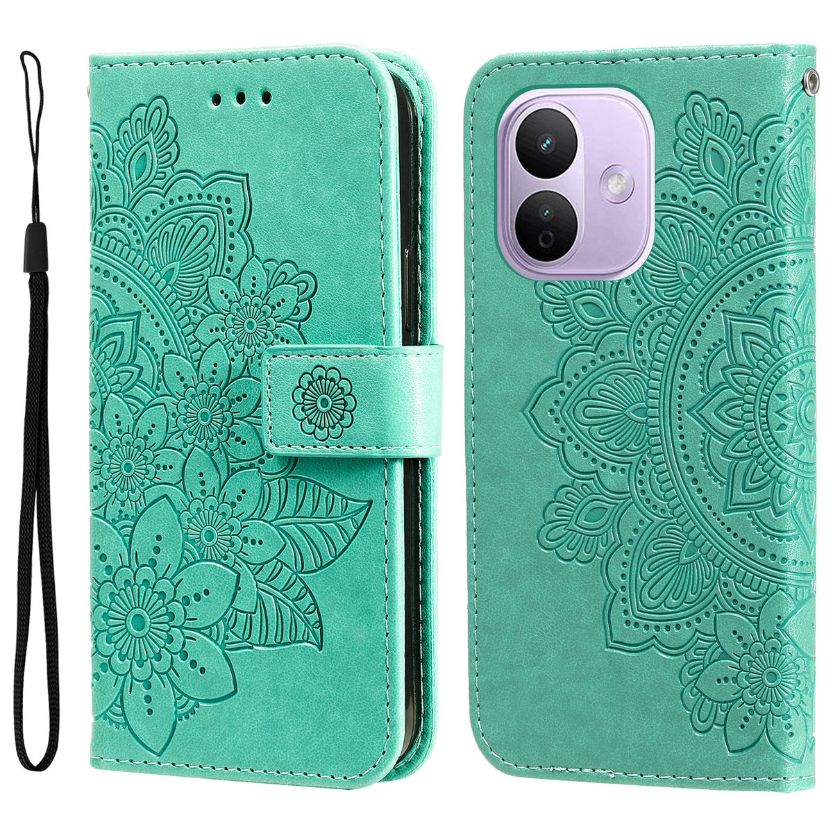 For Xiaomi Redmi Note 17 Pro 5G Case Floral Pattern PU Leather Wallet Stand Phone Cover
