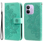 For Xiaomi Redmi Note 17 Pro 5G Case Floral Pattern PU Leather Wallet Stand Phone Cover