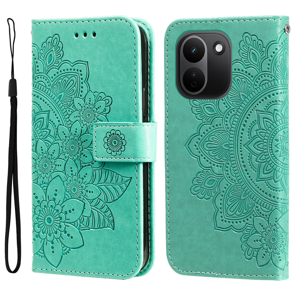 For Xiaomi Redmi Note 17 Pro+ 5G Case Floral Pattern PU Leather Wallet Stand Phone Cover
