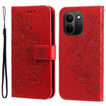 For Xiaomi Redmi Note 17 Pro+ 5G Case Floral Pattern PU Leather Wallet Stand Phone Cover