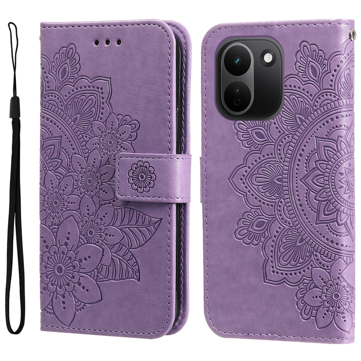 For Xiaomi Redmi Note 17 Pro+ 5G Case Floral Pattern PU Leather Wallet Stand Phone Cover