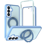 For Samsung Galaxy S26+ Magnetic Case Rotating Kickstand PC + TPU Anti-Drop Phone Cover