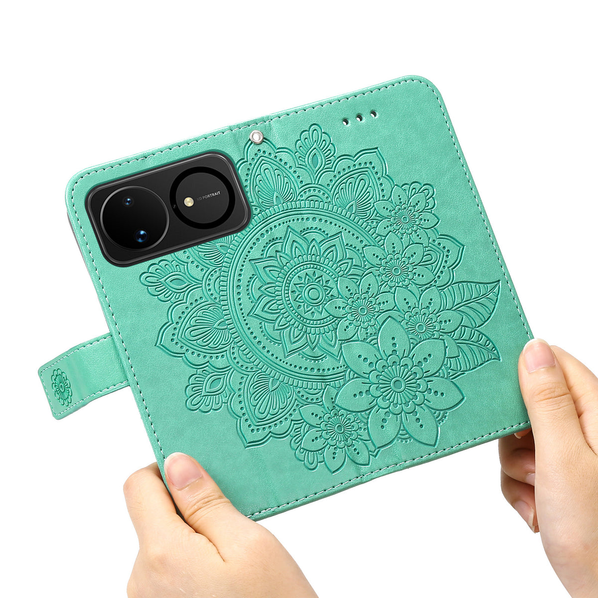 Huawei Nova 16 5G Skal Blommönster PU Läder Plånboksfodral