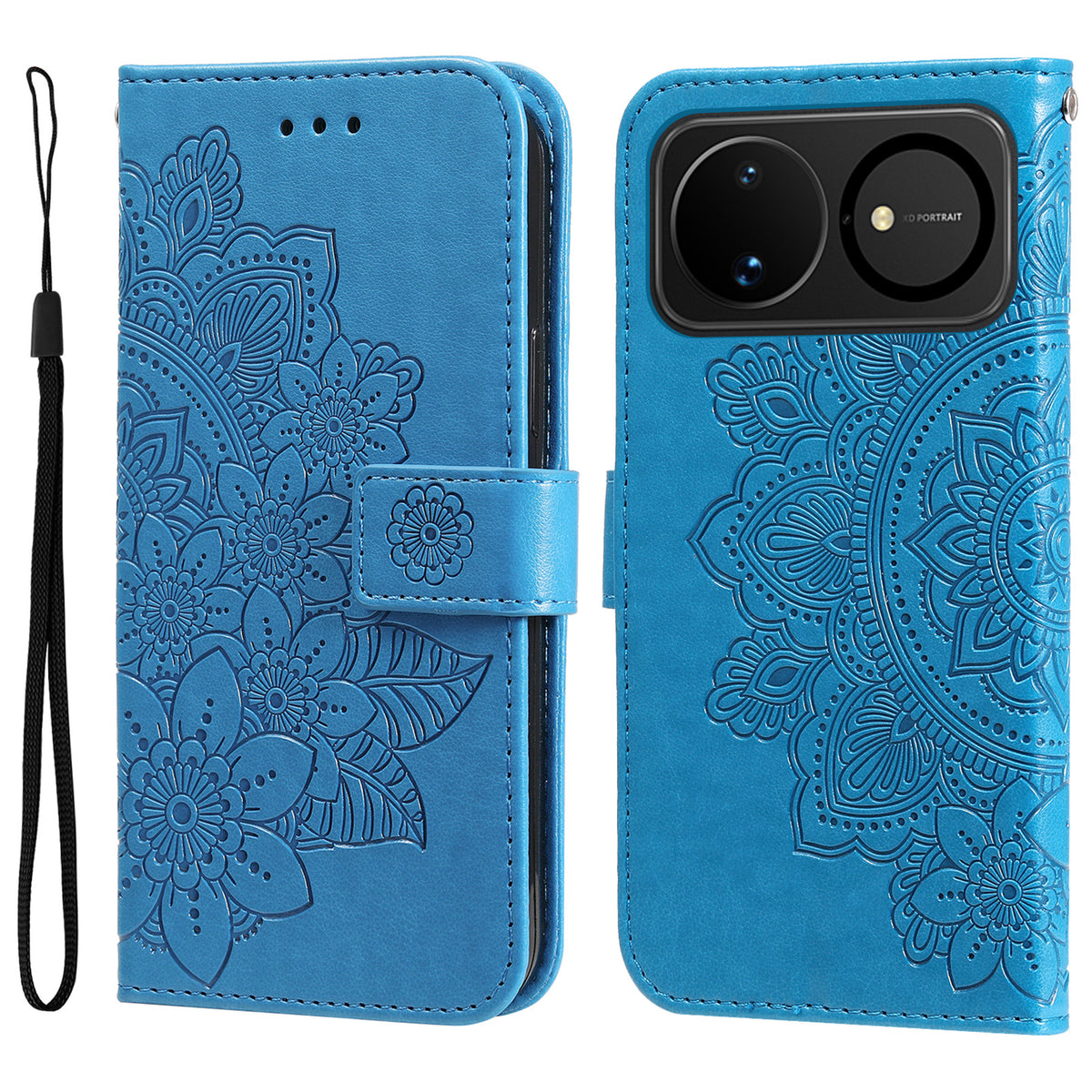 Huawei Nova 16 5G Skal Blommönster PU Läder Plånboksfodral